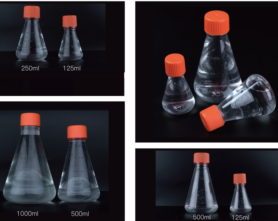 Erlenmeyer flasks